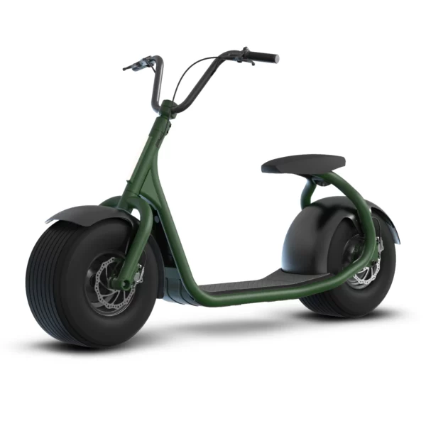 Army Green KAASPEED Electric Scooter with Round/Flat Tires