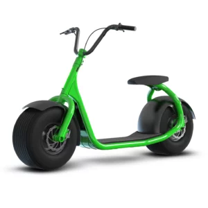 Neon Green KAASPEED Electric Scooter with Round/Flat Tires