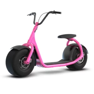 Pink KAASPEED Electric Scooter with Knobby Tires
