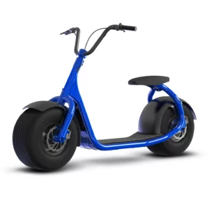 Dark Blue KAASPEED Electric Scooter with Flat/Round Tires